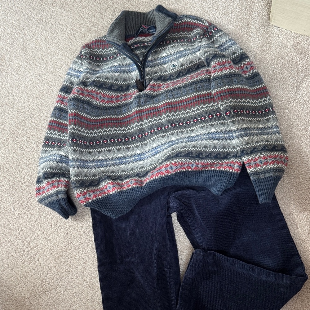 Vineyard Vines Kids Multicolor Zip Up Set